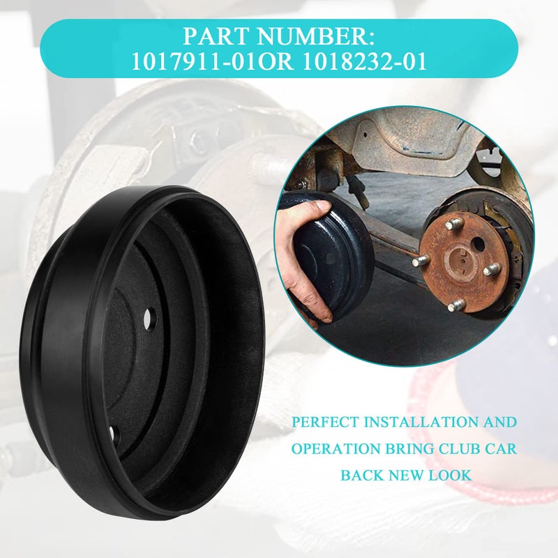 9.99WORLD MALL Golf Cart Brake Drum fit for Golf Cart Club Car DS (1995-up) & Precedent (2004-up), Brake hub Replacement Part 1017911-01 1018232-01 - Image 4
